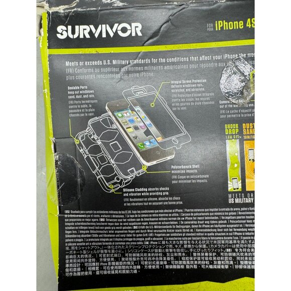 Griffin Survivor Case For iPhone 4S & iPhone 4 purple READ - Picture 3 of 7